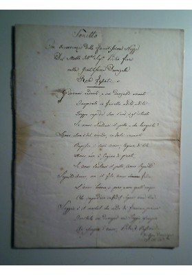 SONETTO In occasione delle Faustissme Nozze del molto Ilustre Signore Pietro Fiore colla Gentilissima Damigella Rosa Zapati