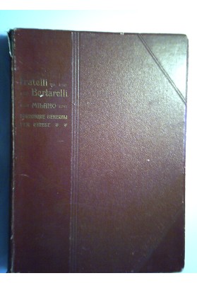 RATELLI BERTARELLI MILANO FORNITURE GENERALI PER CHIESE CATALOGO GENERALE 106