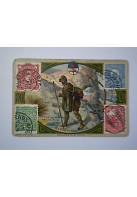 Figurina Pubblicitaria "ZUNZT GEROSTETE KAFFEES  DIE POST IN ARGENTINIEN"