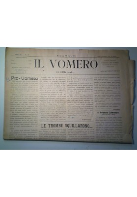 IL VOMERO QUINDICINALE Anno II n. 7 Domenica 29 Marzo 1915 PRO - VOMERO