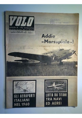 VOLO mensile di vita aeronautica N.° 1 Gennaio 1960 - Anno X