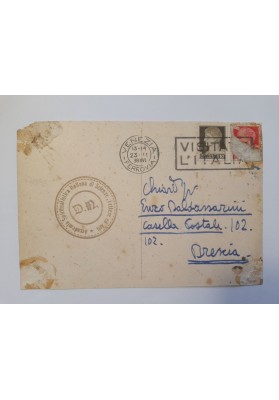 Cartolina Autografa Manoscritta di Luigi Bellotti a Enzo Baldasserini - Domus Nostra, 1938