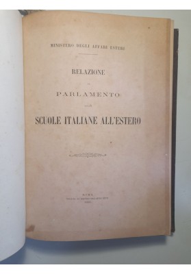 RELAZIONE AL PARLAMENTO SULLE SCUOLE ITALIANE ALL'ESTERO