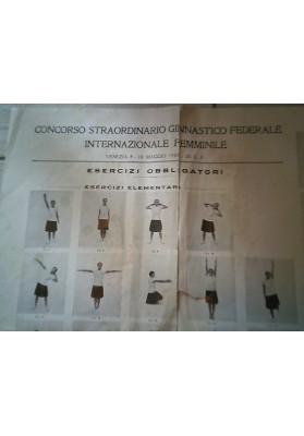 Concorso Straordinario Ginnastico Federale Internazionale Femminile - Venezia 1931 (Anno IX)