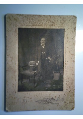 Fotografia "RITRATTO DI UOMO" Felice Genta, Napoli 1900
