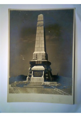 Fotografia "GORIZIA L'OBELISCO COMMEMORATIVO DI OSLAVIA" Anni 1930