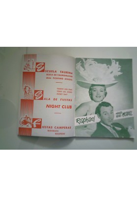 night club Cortijo VISTA VERDE PALMA DE MALLORCA PROGRAMA JULIO DE 1965