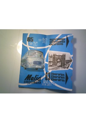 65 EXCURSIONES - SIGHTSEEINGS MELIA BARCELONA 63 ITINERARIOS