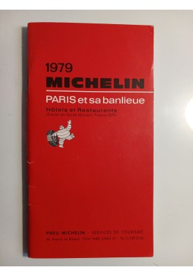 1979 MICHELIN PARIS et sa banlieue Hotels et Restaurants