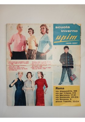 Catalogo Pubblicitario UPIM - Scuola Inverno - Stagione 1956-1957