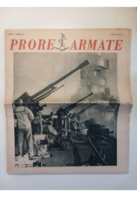 "PRORE ARMATE Anno II Numero 23  - 23 Marzo 1943 - XX" Dedica Attrice Marina Doge