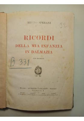 RICORDI DELLA MIA TERRA IN DALMAZIA