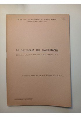 LA BATTAGLIA DEL GARIGLIANO  ( Riferimento carta d'Italia 1: 100.000 I.G.M. e varie carte T.C.I. )