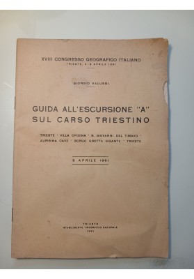 GUIDA ALL'ESCURSIONISMO A SUL CARSO TRIESTINO