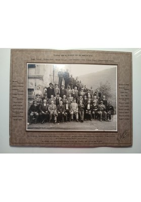 Classe 1881 al Pranzo dei 50 Anni di Vita - Chiusavecchia (Trattoria Cotta), 25 Ottobre 1931 (Giorno del Diluvio)