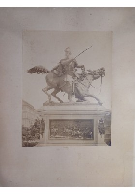 Torino - Piazza Solferino: Monumento Equestre a Ferdinando di Savoia, Duca di Genova (Scultura di Alfonso Balzico)