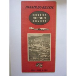 PPANAIR DO BRASIL HORARIO  TIME - TABLES HORARIES JUNHO - JULHO  de 1950