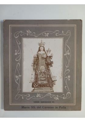 Fotografia Albumina Vera Immagine di Maria SS. del Carmine in Polla