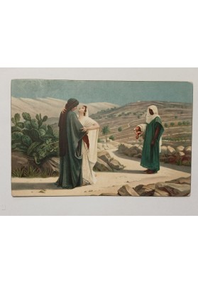 Cartolina Viaggiata "Ruth & Naomi" Ediz. Stengel da Forlì a Firenze. Timbro Ambulante 1912