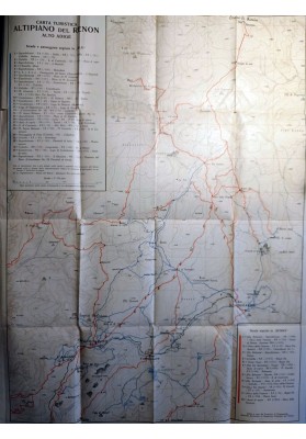 CARTA TURISTICA ALTIPIANO DEL RENON ALTO ADIGE Scala 1: 20.000
