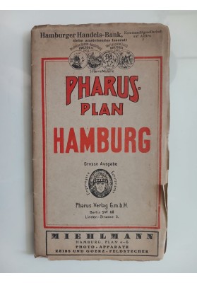 Pharus-Plan Hamburg. Grosse Ausgabe
