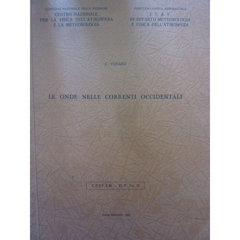 LE ONDE NELLE  ONDE NELLE CORRENTI OCCIDENTALI