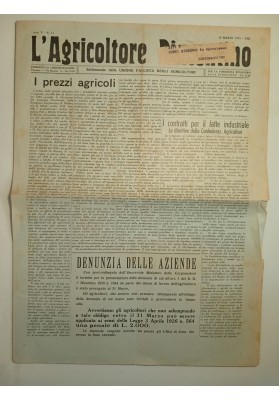 L'Agricoltore Piacentino  Anno VIII - Numero 10, 30 Marzo 1935 - Anno XIII E.F