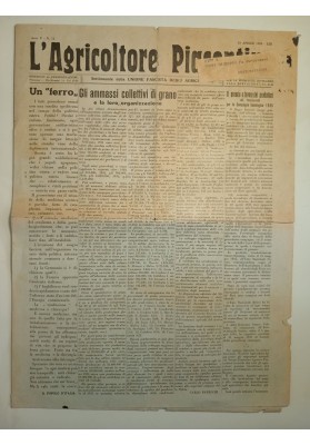 L'Agricoltore Piacentino  Anno V - Numero 12 (10 Aprile 1935 - Anno XIII E.F.)