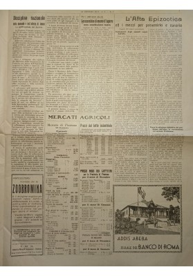 L'AGRICOLTORE PIACENTINO 1939 Edizione Speciale con Discorso di Mussolini Premiazione Grano