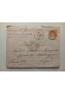 : Carteggio Macciò e Console Montenegro Piroscafi Alessandria 1889