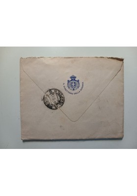 Lettera Dogana Napoli su Arrivo Principe Danilo Montenegro (1915)