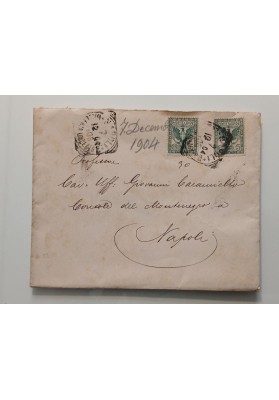 Lettera di Felicitazioni del Console del Belgio al Console del Montenegro a Napoli (1904)