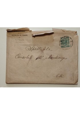Relazioni Greco-Montenegrine 1917: Lettera Consolato Grecia a Napoli a Console Montenegro