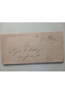 Riconoscimento Nomina 1886: Lettera Municipio di Napoli a Console Montenegro