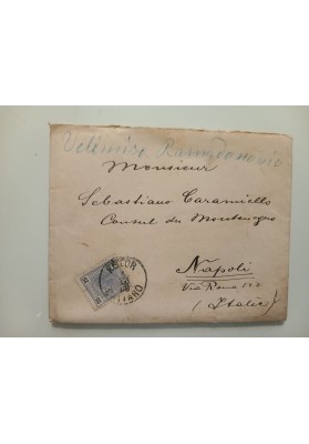 Lettera Diplomatica e Busta Viaggiata Cattaro - Napoli (1906)