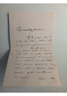 Diplomatica Montenegro (1901): Lettera autografa di Ramadanovitch con sigillo in ceralacca