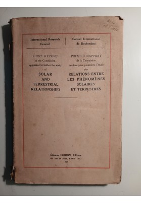 FIRST FREPORT OF SOLAR AND TERRESTRIAL RELATIONSHIP
