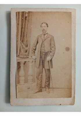 Antica Foto CdV Bajocchi Napoli Strada Toledo Largo delle Pigne Ottocento