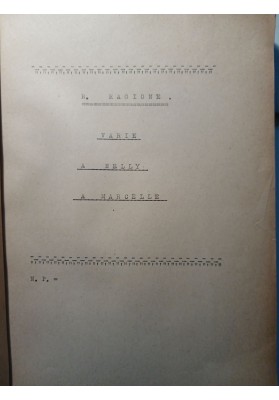 Rarità Assoluta: Il Diario-Manifesto Inedito del Pittore Raffaele Ragione (Parigi, 1918-1921)