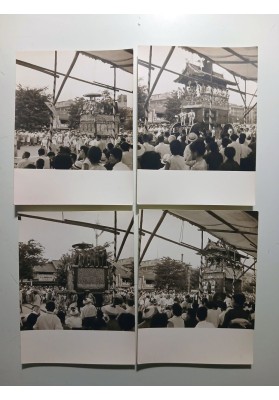 Lotto 10 Foto Originali GION FESTIVAL KYOTO - Carri Animati