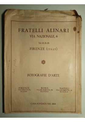 PALERMO Banchine d'approdo sulla via borgo - F.LLI ALINARI Firenze 1960