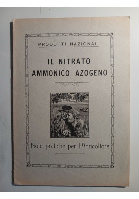 Il Nitrato Ammonico Azogeno. Note pratiche per l'Agricoltore