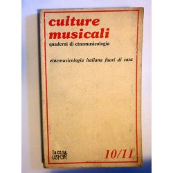 CULTURE MUSICALI  - ETNOLOGIA ITALIANA FUORI CASA