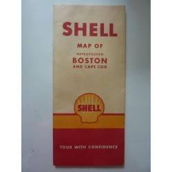 SHELL MAP OF METROPOLITAN BOSTON AND CAPE COD