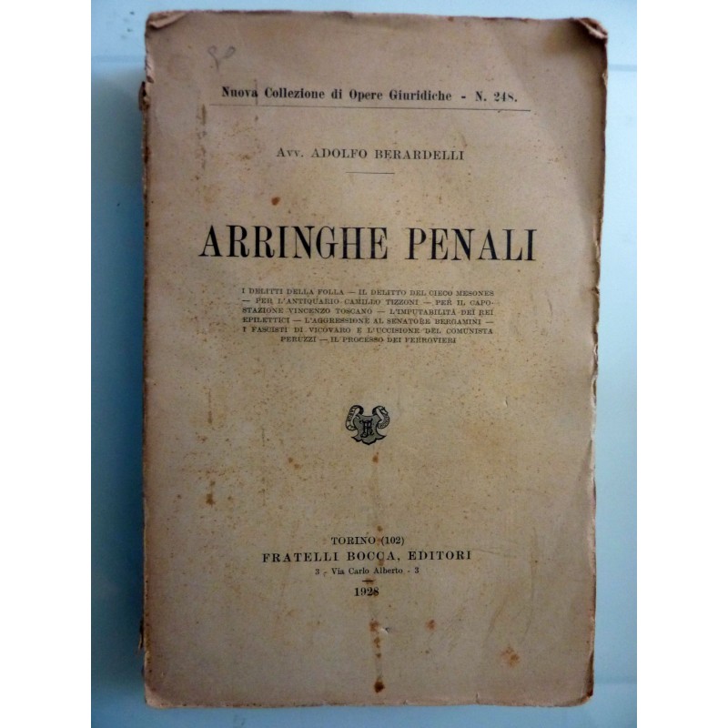 ARRINGHE PENALI