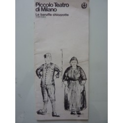 Piccolo Teatro di Milano LE BARUFFE CHIOZZOTTE di Carlo Goldoni