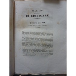 TRATTATO TEORICO E PRATICO DELL'ARTE DI EDIFICARE TOMO IV
