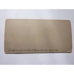Fotografia stereoscopica "L'ULTIMA NEVE SUL MONTE FIGOGNA ( m. 817 ) Aprile 1906"