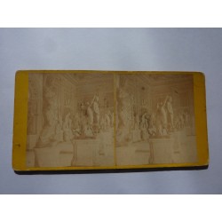 Fotografia stereoscopica "1614 Galeries des Centaures ( Musee du Capitole ) Rome"