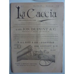 LA CACCIA Giornale illustrato dello Sport Italiano Anno  X Milano, 12 Marzo 1885 n.° 331